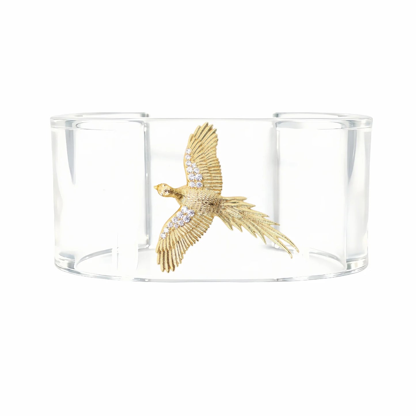 M. Dulaney~ The Pheasant Acrylic Cuff Bracelet