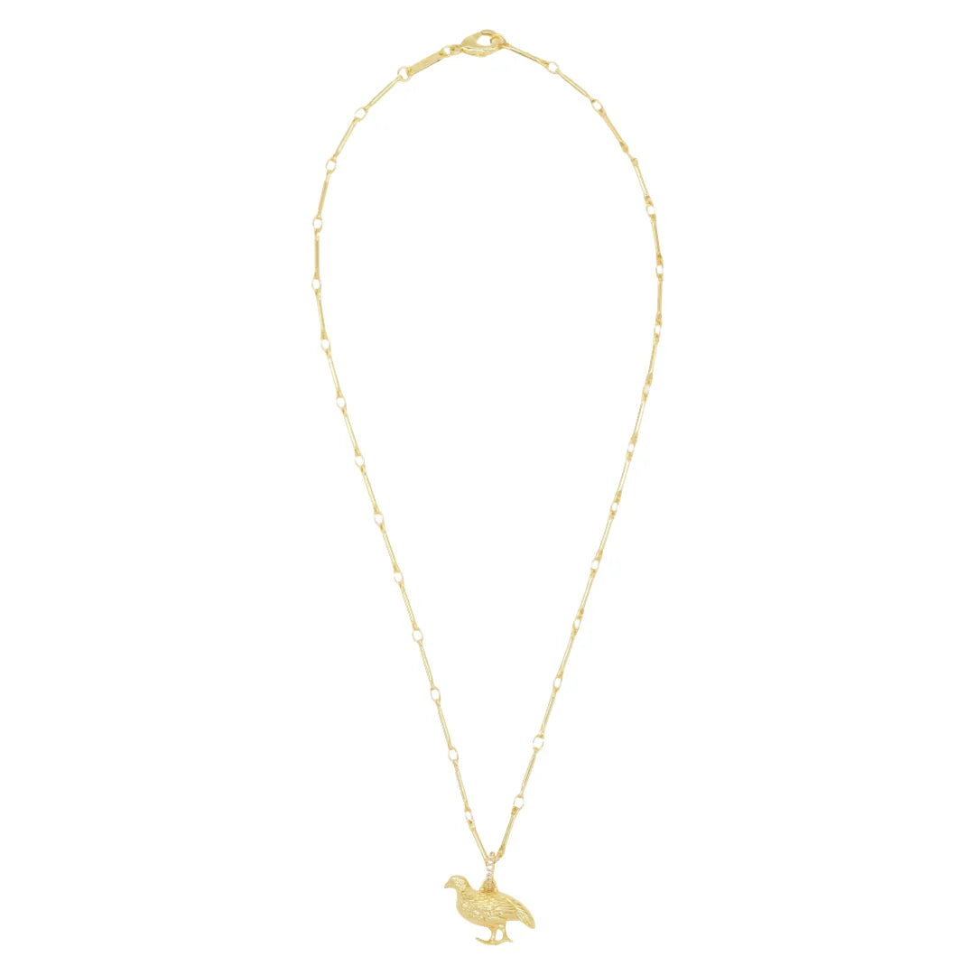 M. Dulaney~ The Quail Pendant Necklace