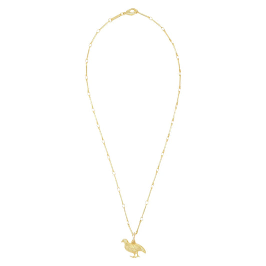 M. Dulaney~ The Quail Pendant Necklace