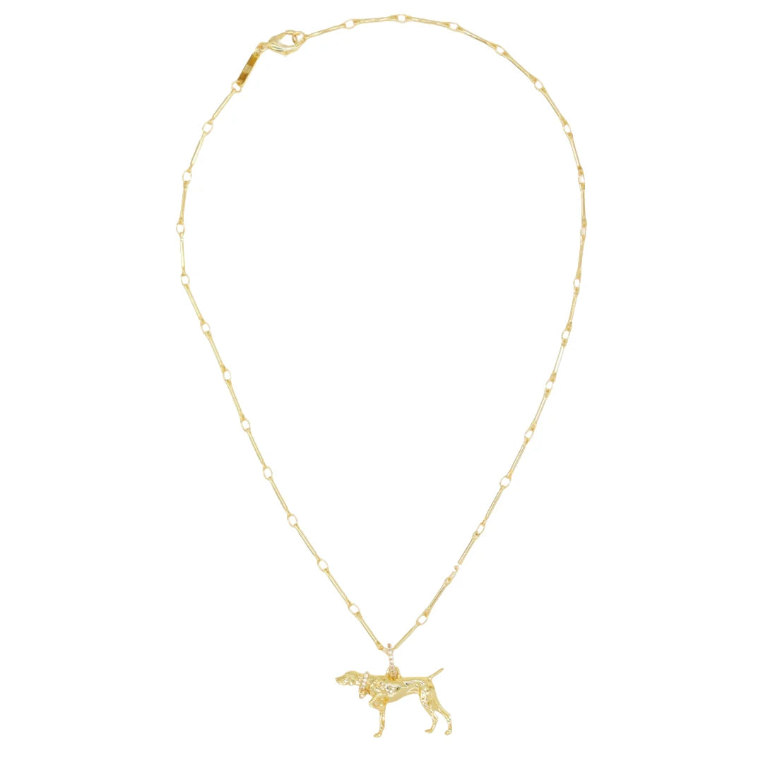 M. Dulaney~The Pointer Pendant Necklace