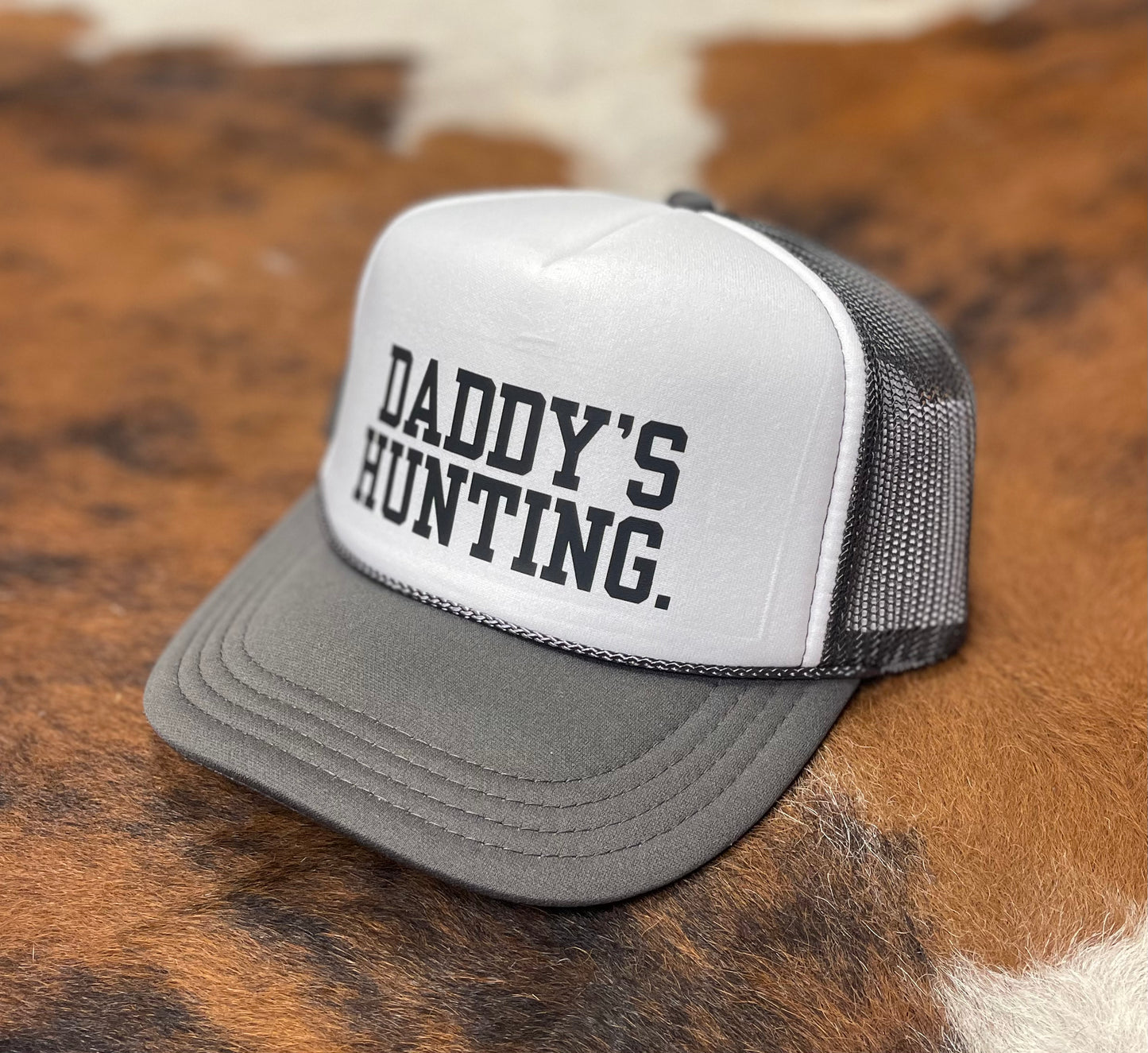 Daddy's Hunting Youth Trucker Hat