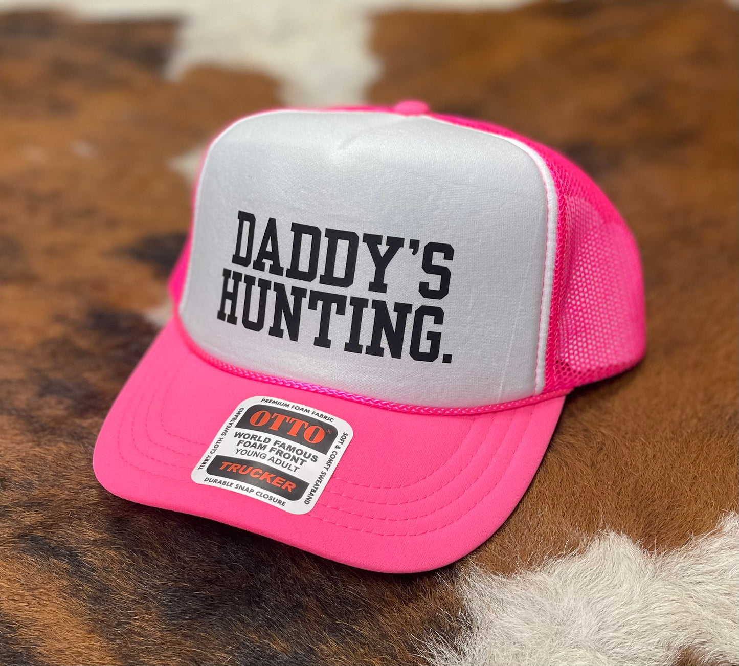 Daddy's Hunting Youth Trucker Hat