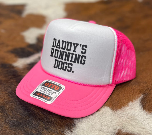 Daddy's Running Dogs Youth Trucker Hat