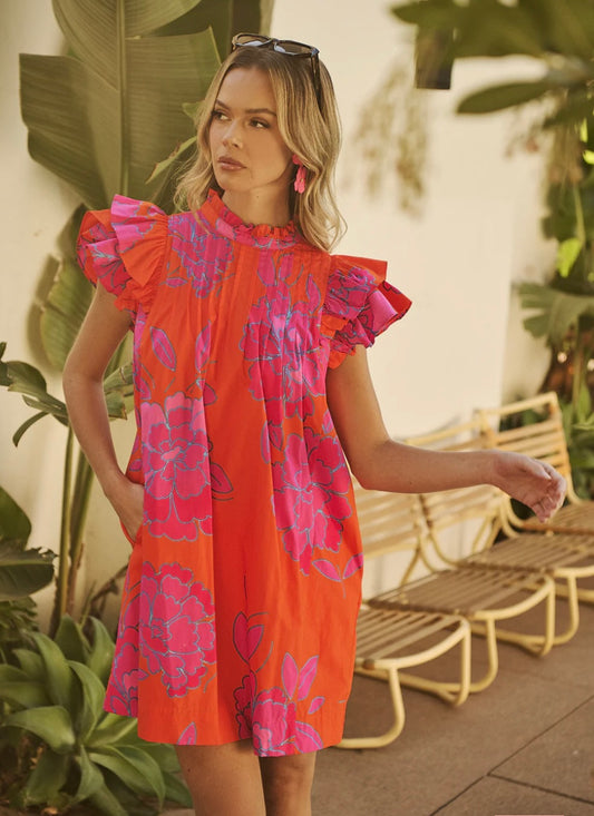 Sugarlips Nalani floral lovel shift mini dress