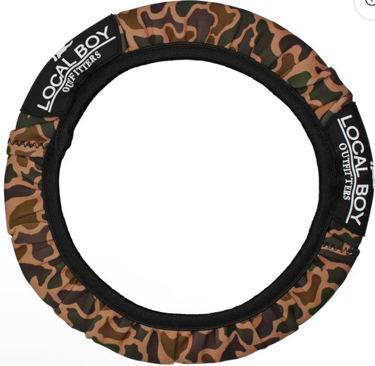 Local boy steering wheel cover