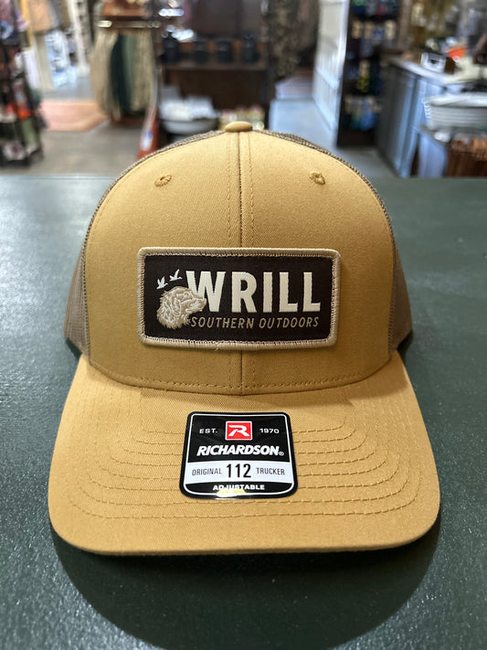 Wrill Sewn On Patch Hat-Amber Gold