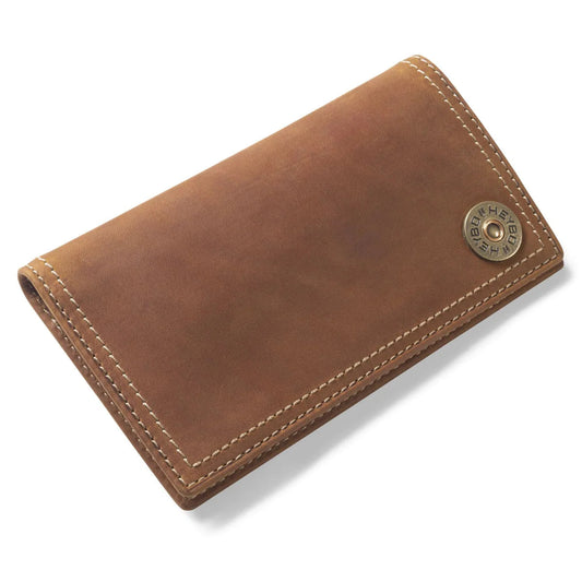 Heybo leather checkbook wallet