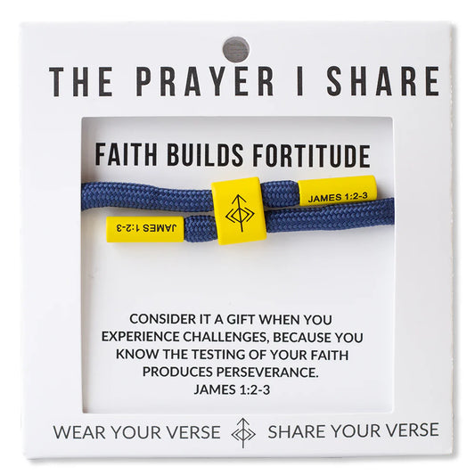 The prayer I share-Faith builds fortitude