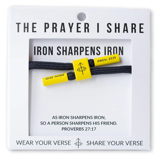 The prayer I share-Iron sharpens iron