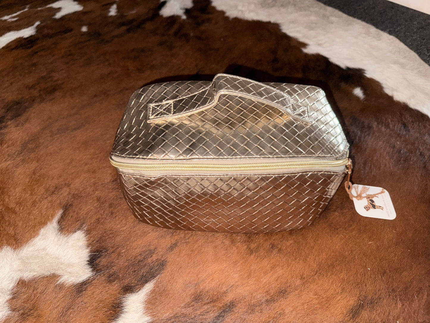 Metallic Toiletry Bag