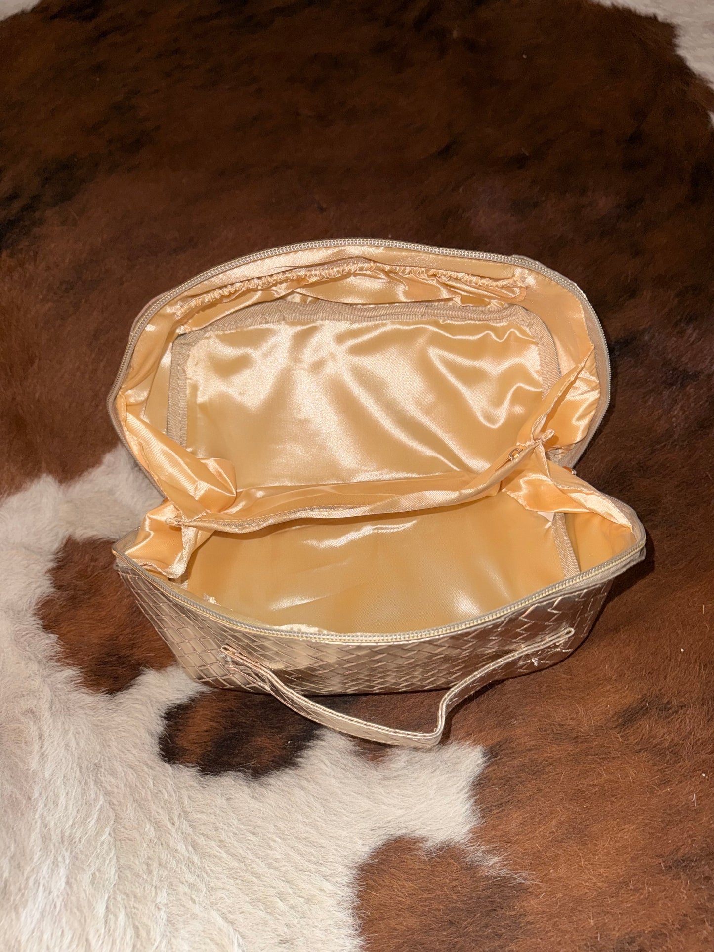 Metallic Toiletry Bag