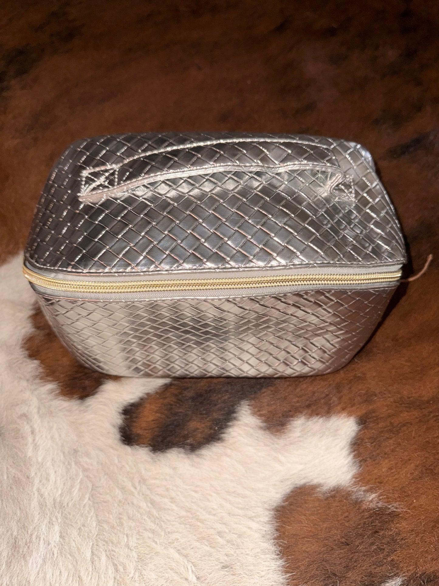 Metallic Toiletry Bag