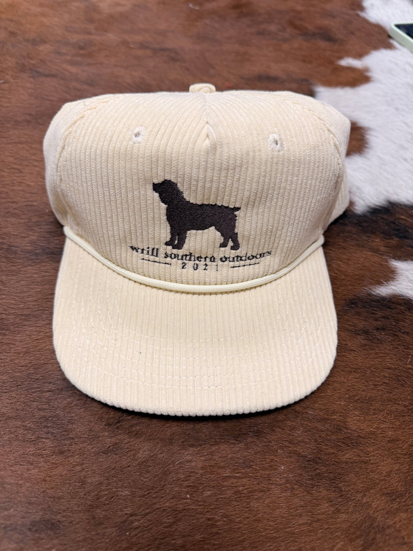 WSO Cream Corduroy Hat