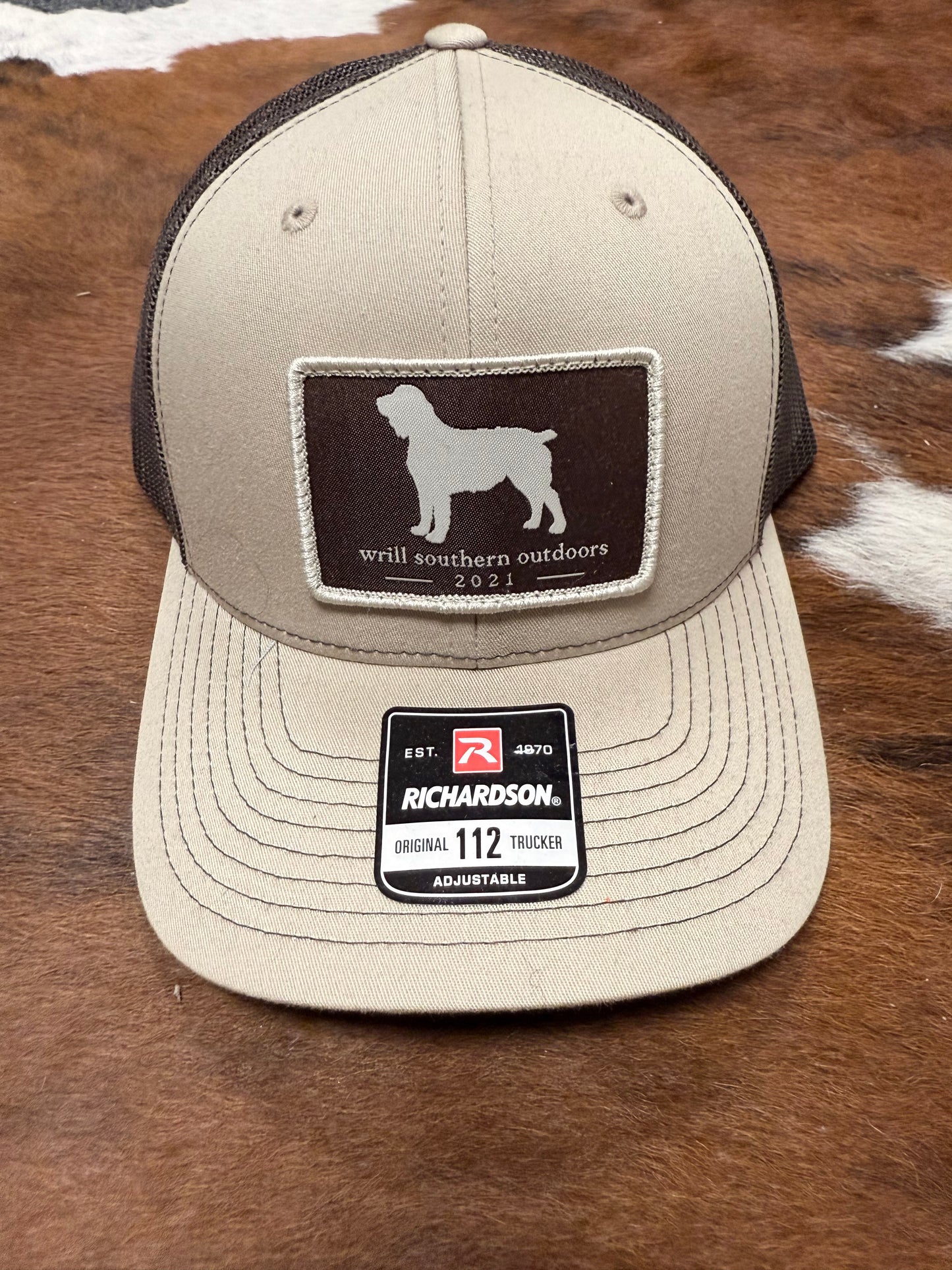 WSO Tan/Brown Patch Hat