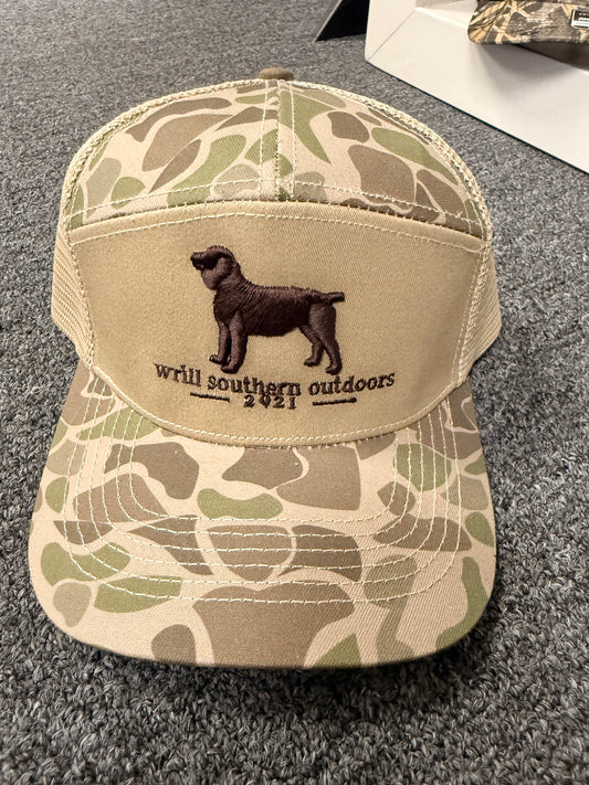 WSO Camo 7 Panel Hat