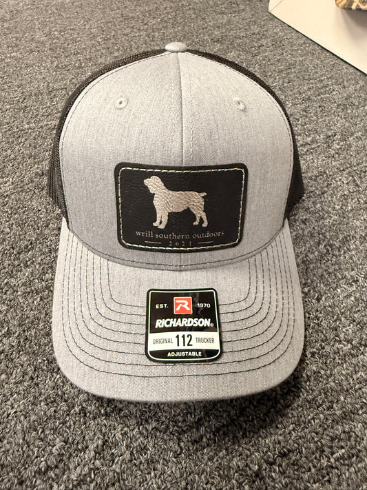 WSO Grey/Black Patch Hat