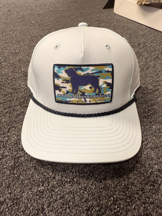 WSO Light Blue/Black Rope Hat