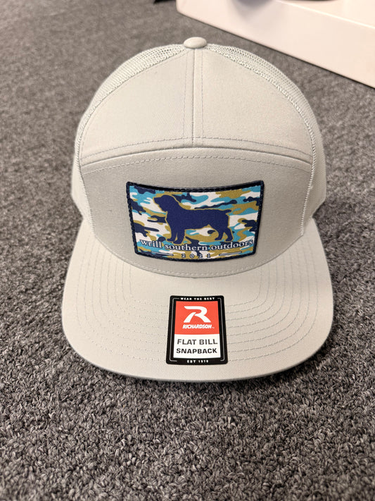 WSO Grey/Blue Camo Hat