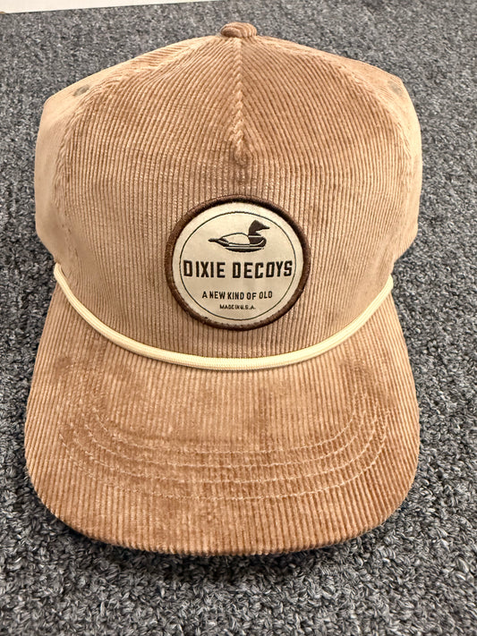 Dixie Decoys Corduroy Brown Hat