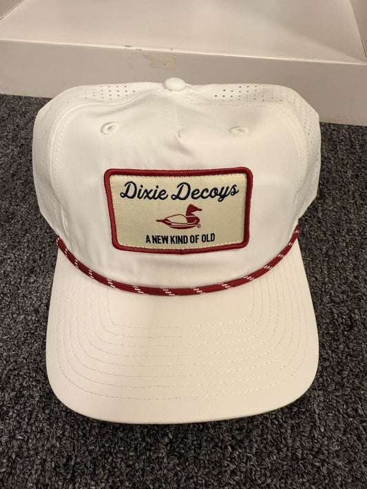 Dixie Decoys White/Red Hat