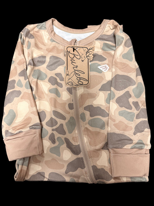 Burlebo Baby Zip Up Pintail Camo