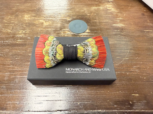 MONARCH AND MARIPOSA Feather Bow Ties