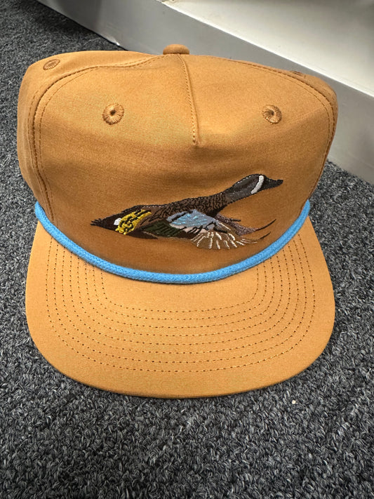Duck Camp Burnt Orange Blue Wing Teal Hat