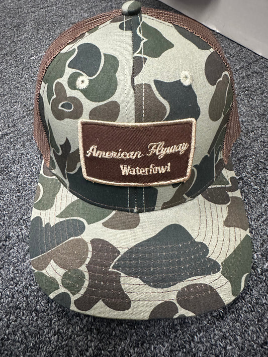 AFW Camo/Brown Hat