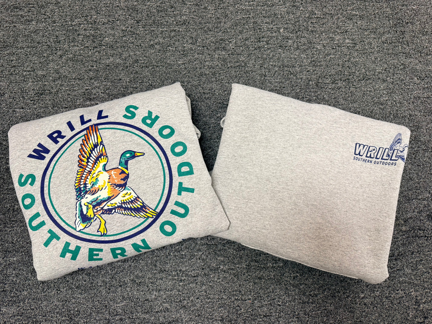Wrill Sport Gray Duck Hoodie