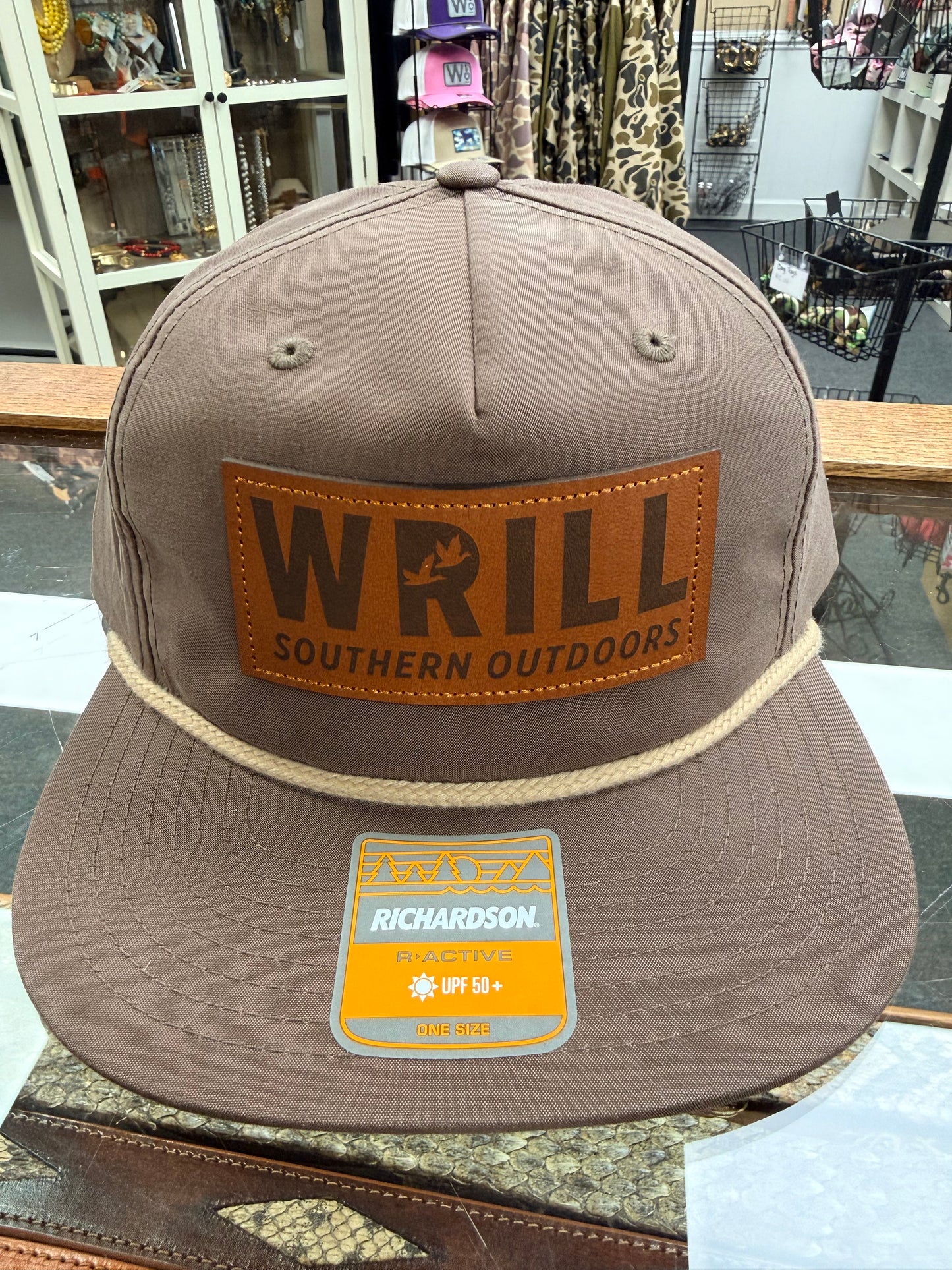 Wrill Brown Rope Hat