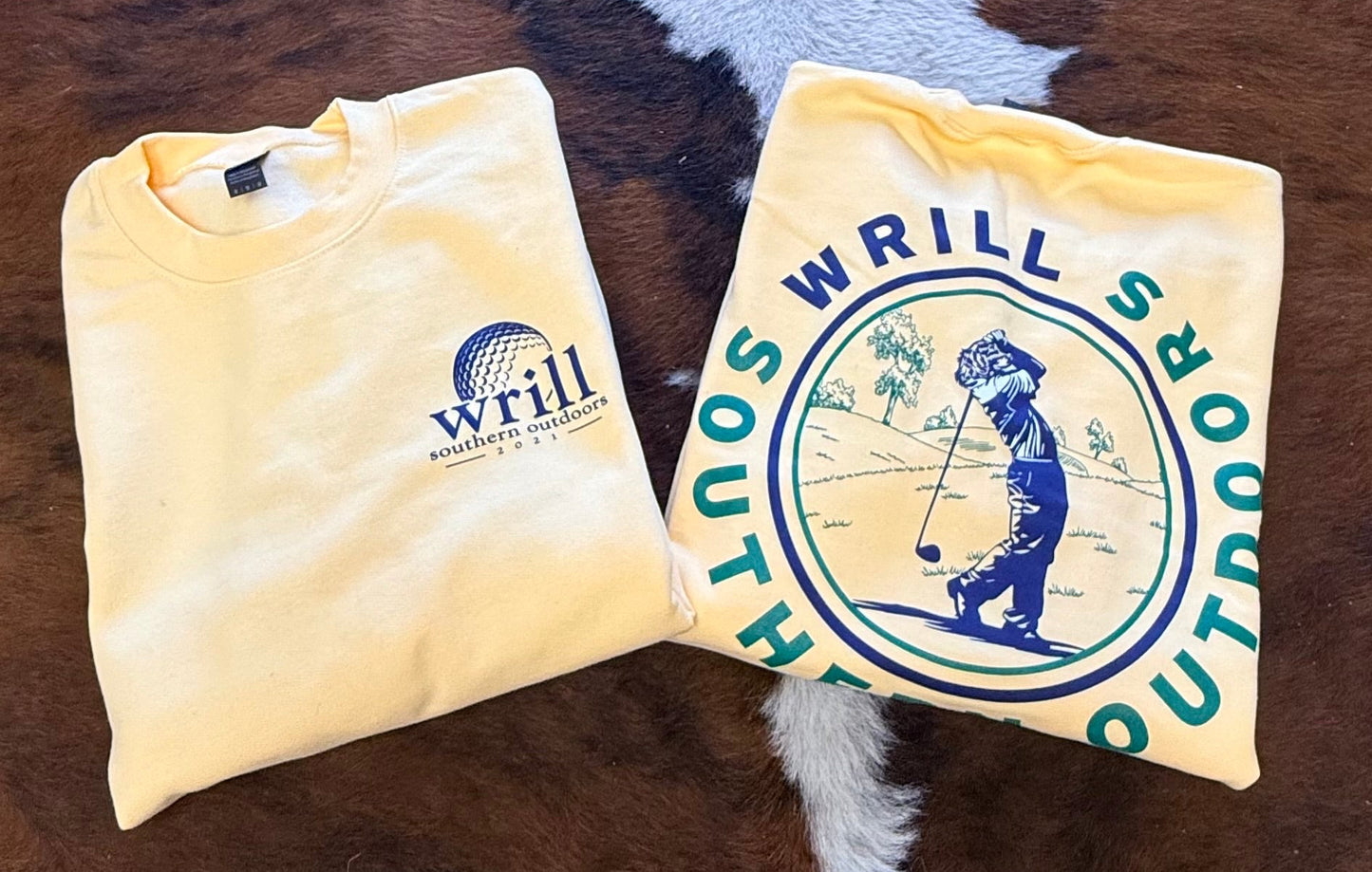 Wrill Masters Butter Yellow Crewneck
