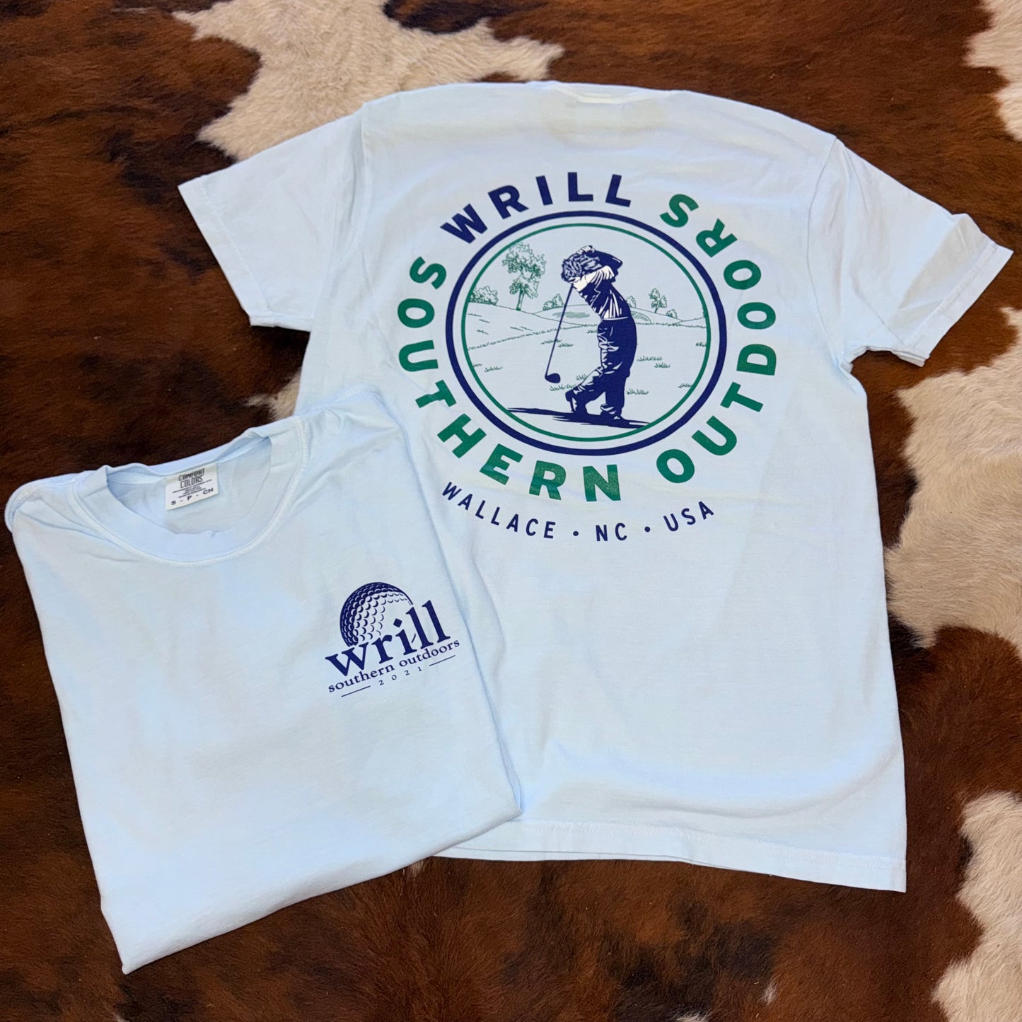 Wrill Adult CHAMBRAY Blue Masters T-Shirt