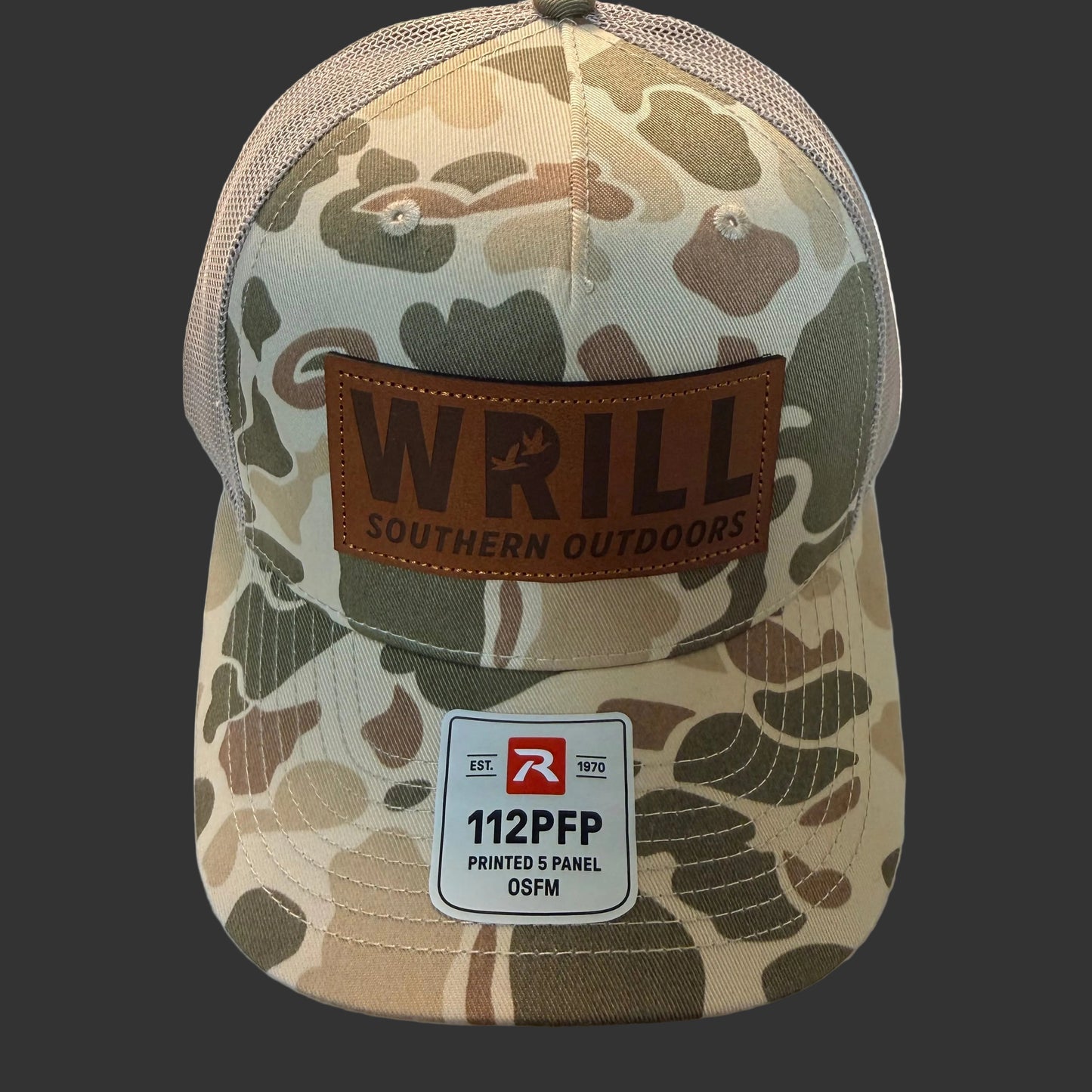 Wrill Camo Hat 5 Panel