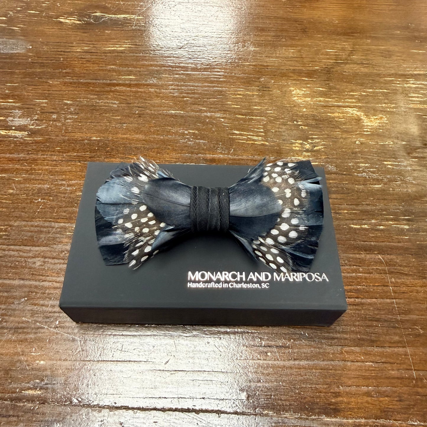 MONARCH AND MARIPOSA Feather Bow Ties