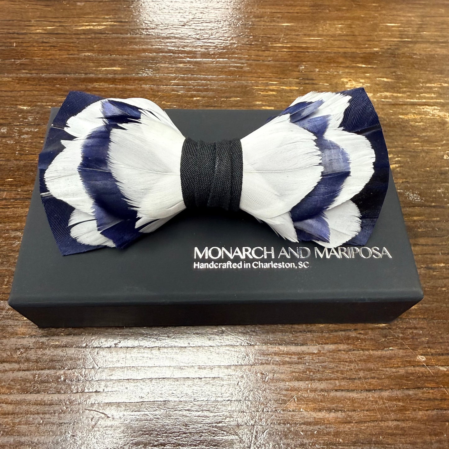 MONARCH AND MARIPOSA Feather Bow Ties
