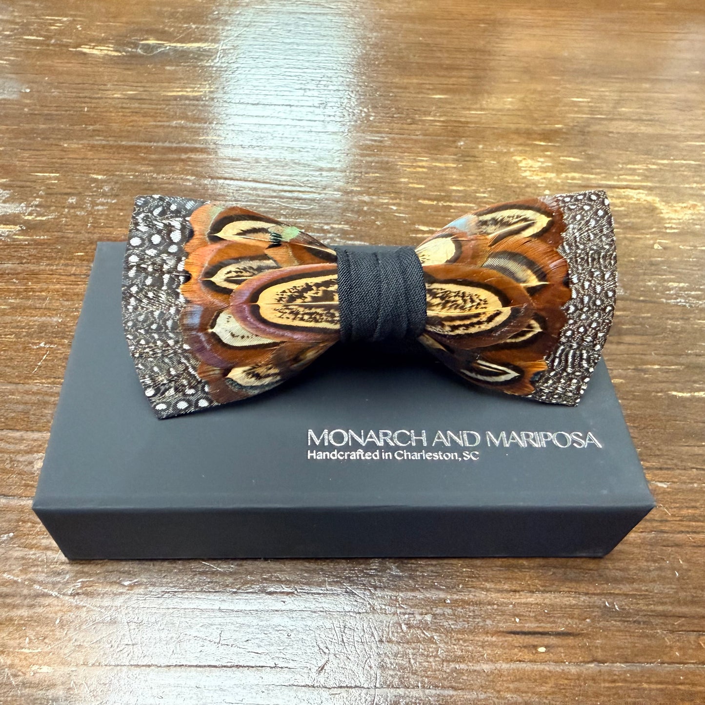 MONARCH AND MARIPOSA Feather Bow Ties