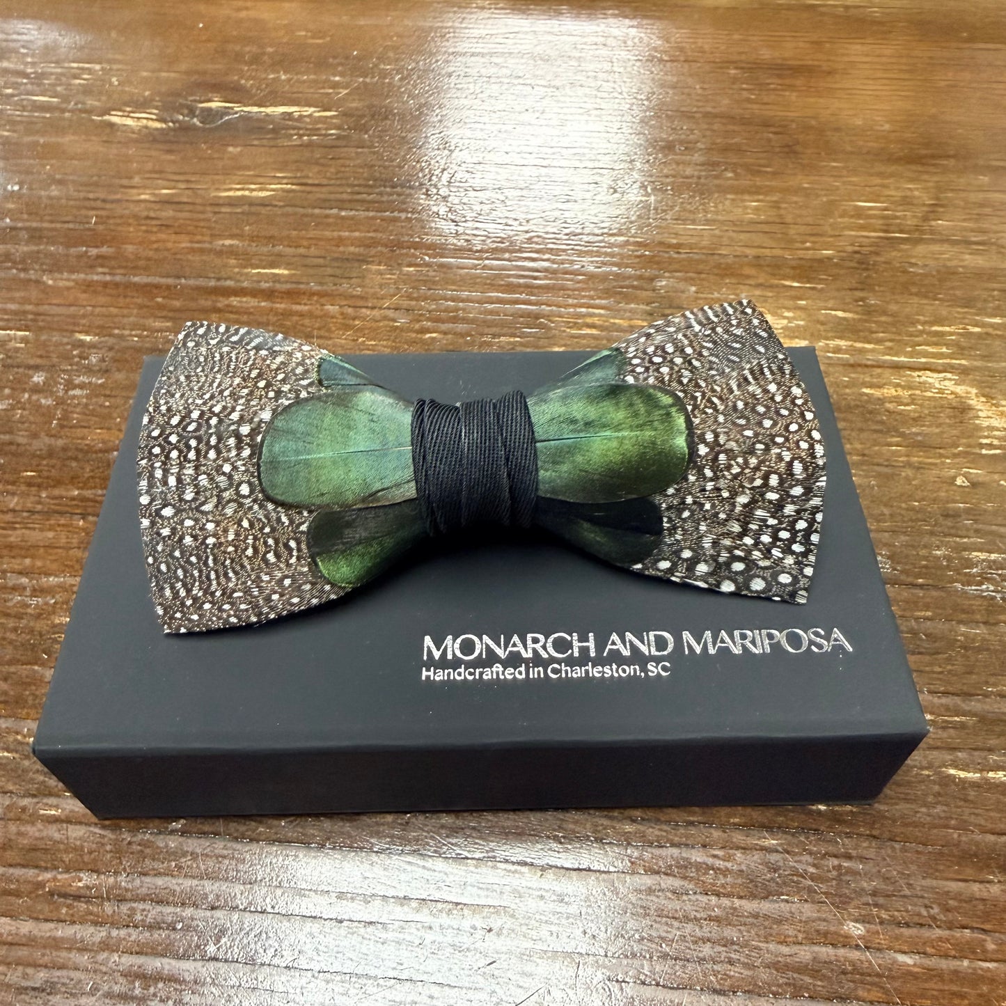 MONARCH AND MARIPOSA Feather Bow Ties