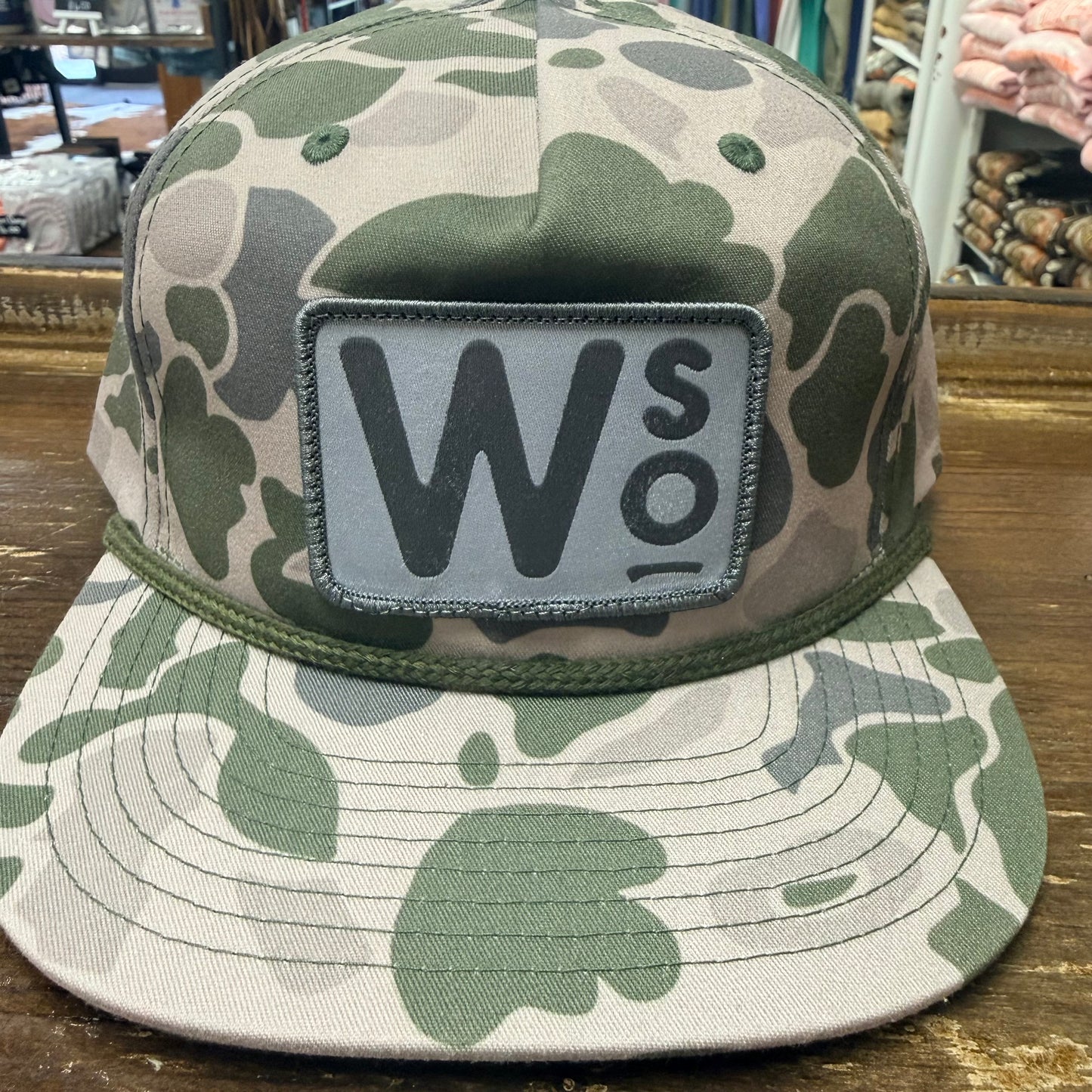 WSO Green Camo Rope Hat