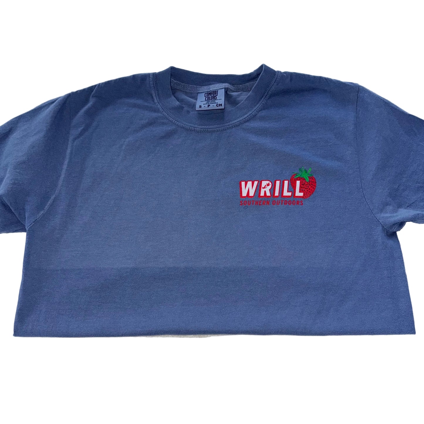 Wrill Blue Denim Strawberry Youth T-Shirt