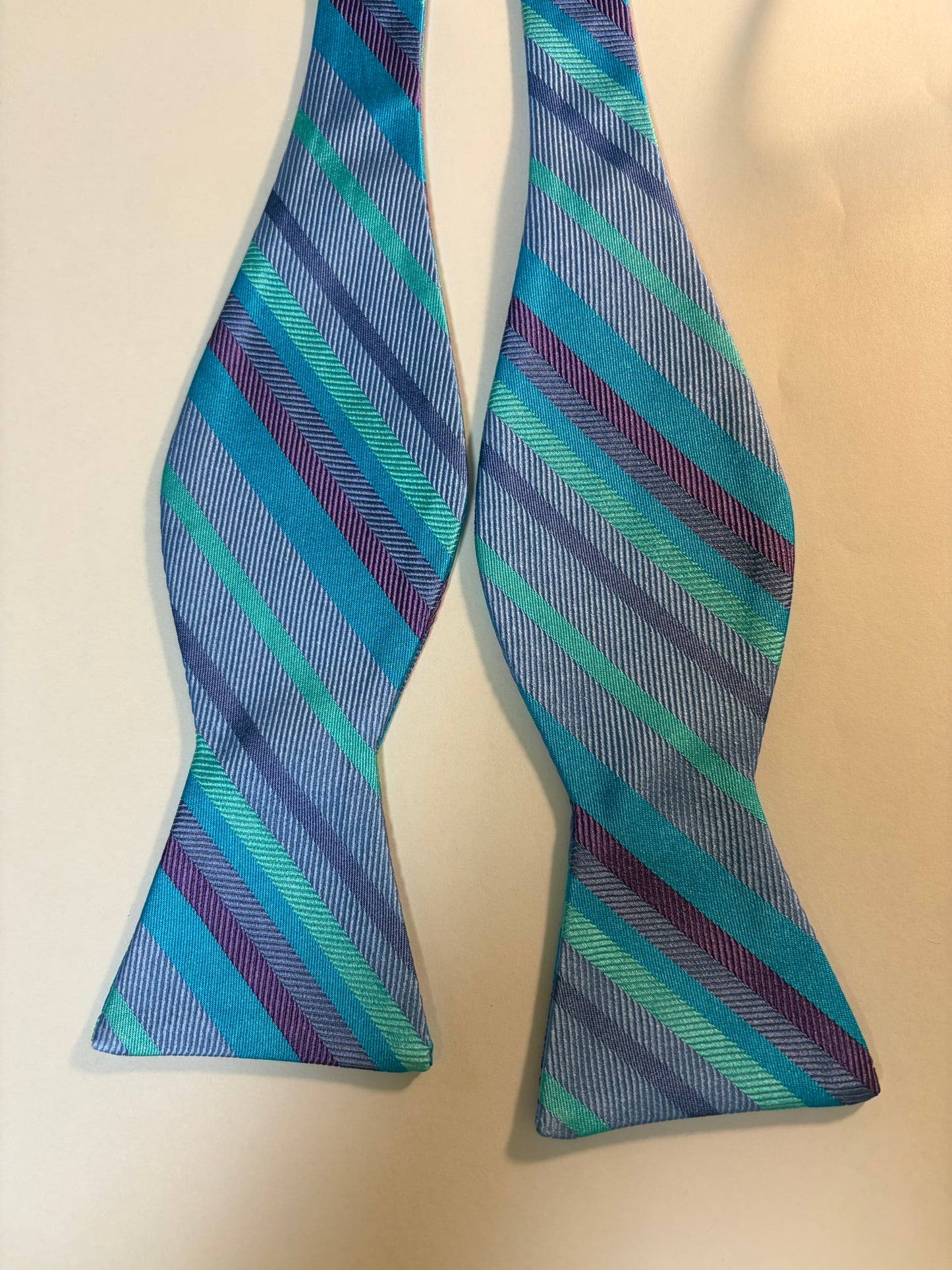 Peter Blair Light Blue/Teal/Purple Bowtie