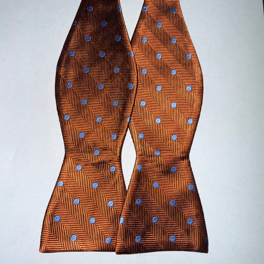 WRILL Proper Bowtie Copper/Light Blue