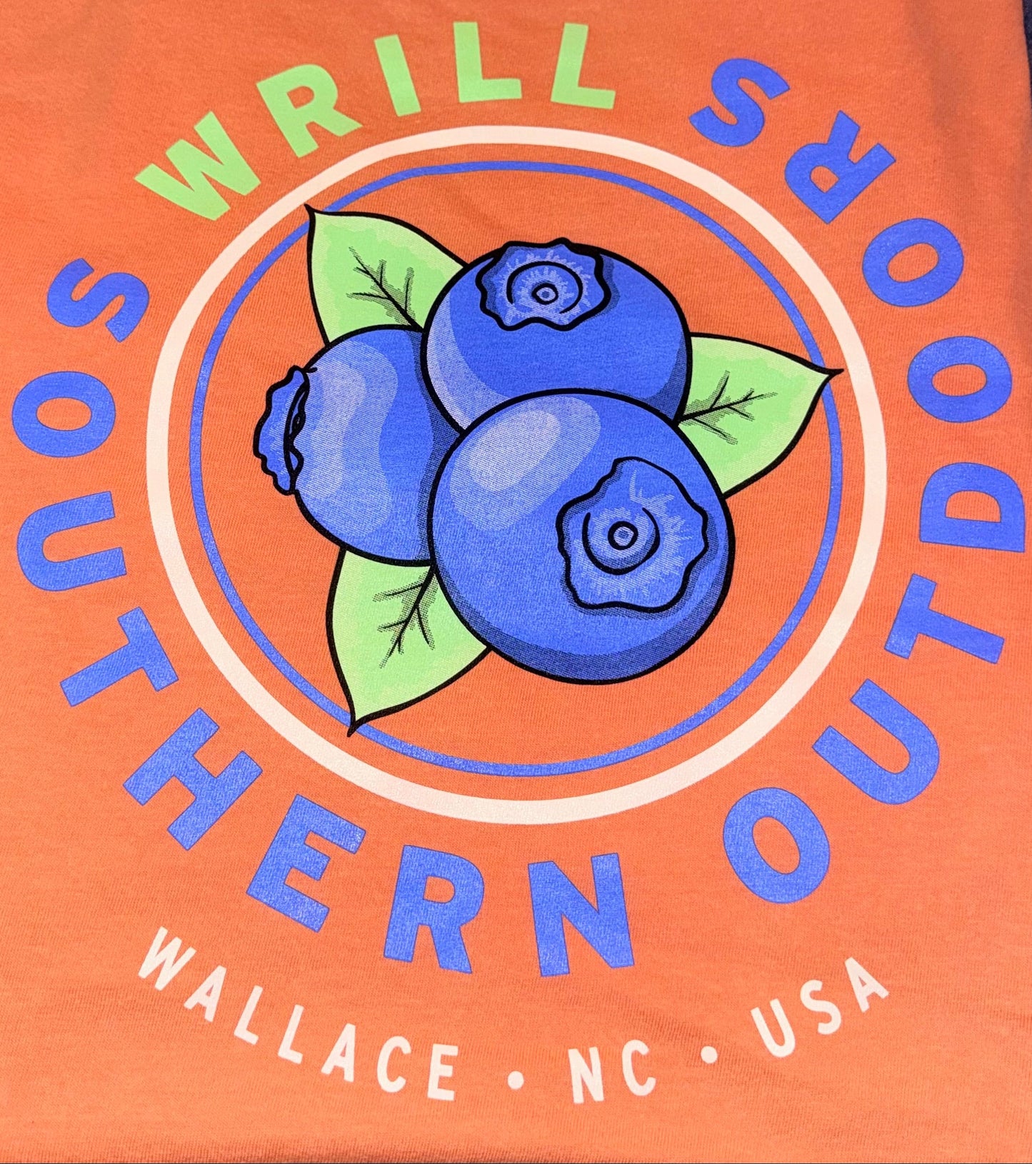 WSO YOUTH Blueberry Tee~Terra Cotta