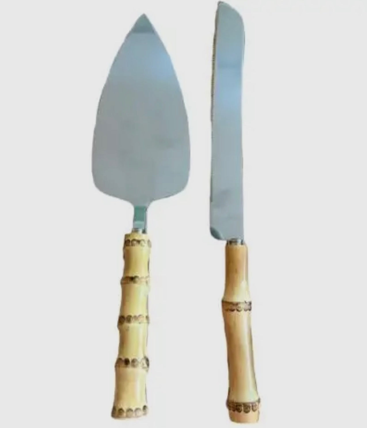 Bamboo Cake Server