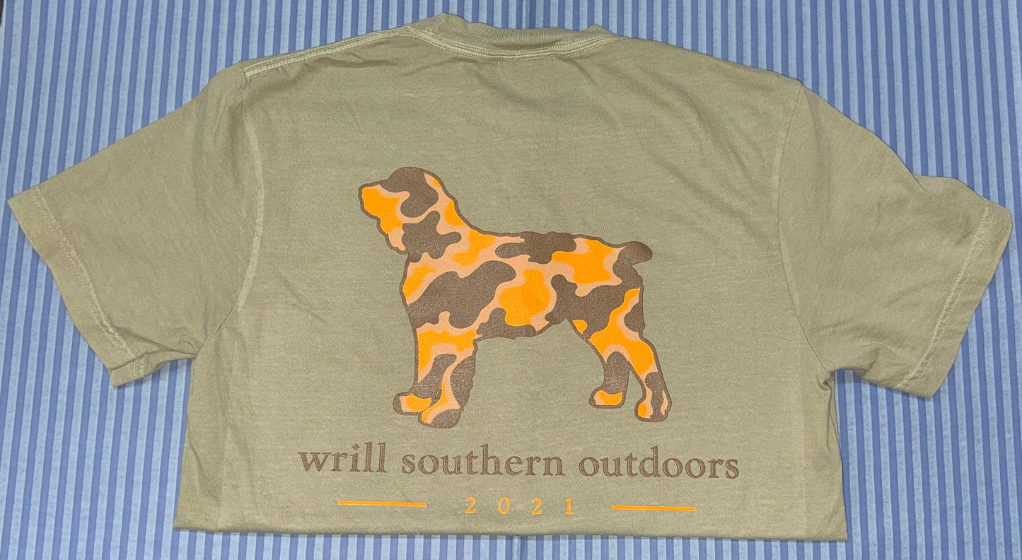 Wrill Khaki Orange Camo T-Shirt