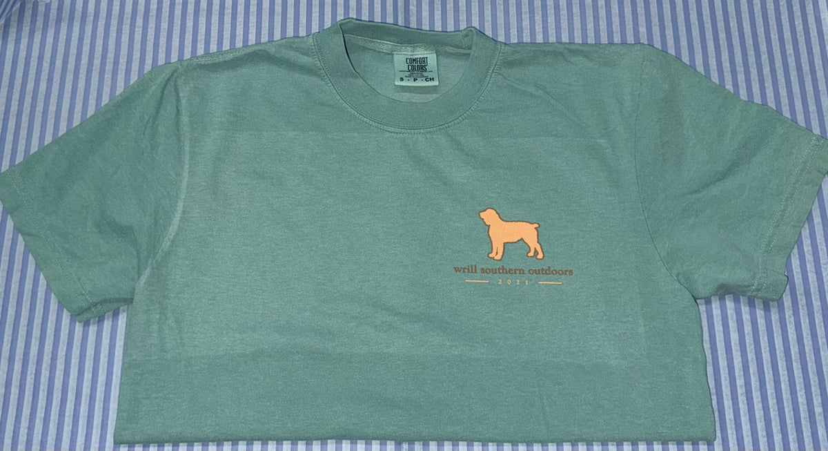 Wrill Light Green Orange Camo T-Shirt