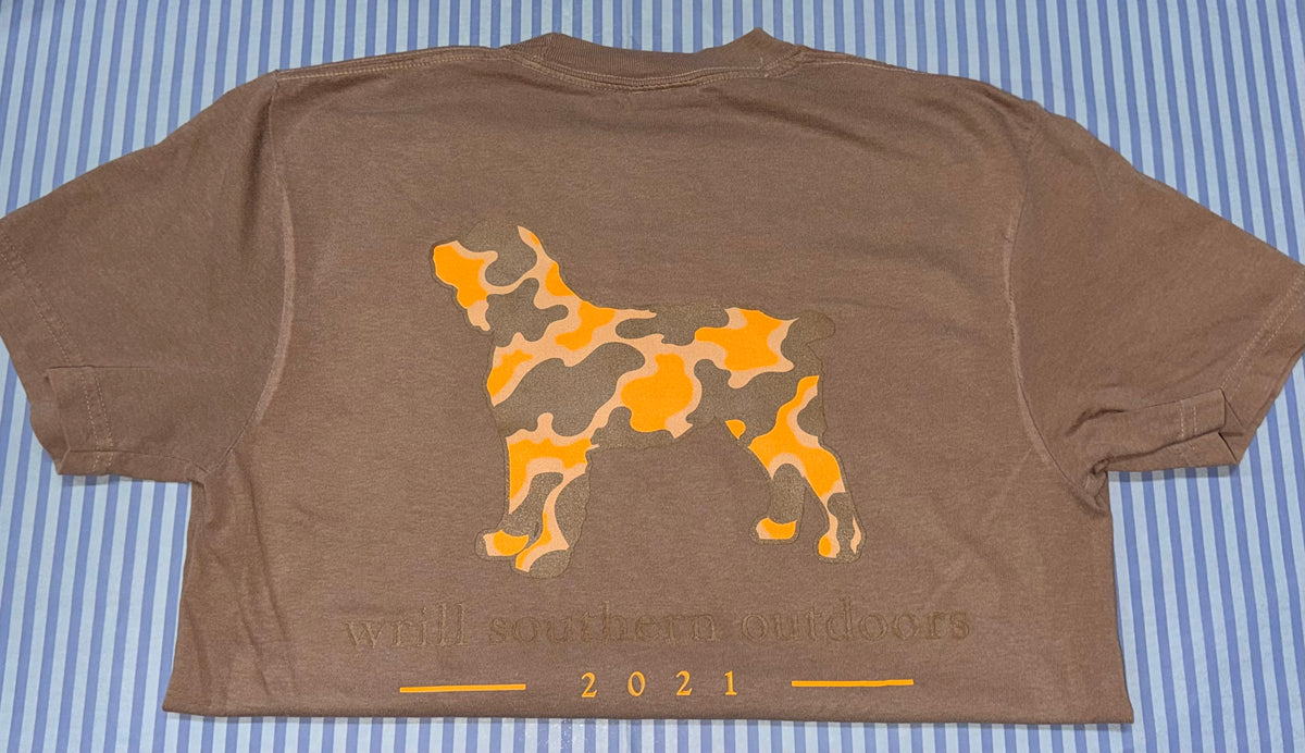 Wrill Espresso Orange Camo T-Shirt