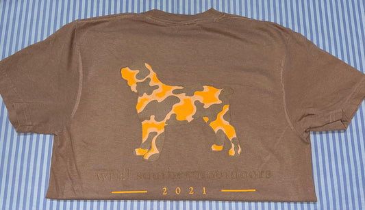 Wrill Espresso Orange Camo T-Shirt