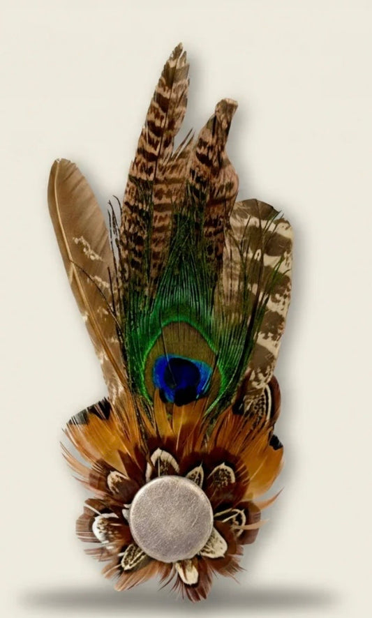 Decoy Ladies Sporting Hat Feathers-Peacock