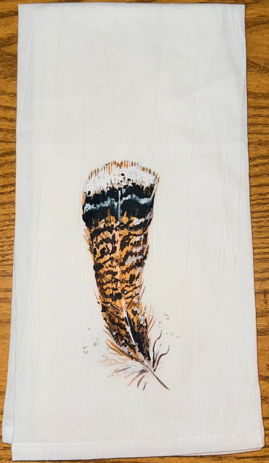 TOM TOM Turkey Feather Tea Towel