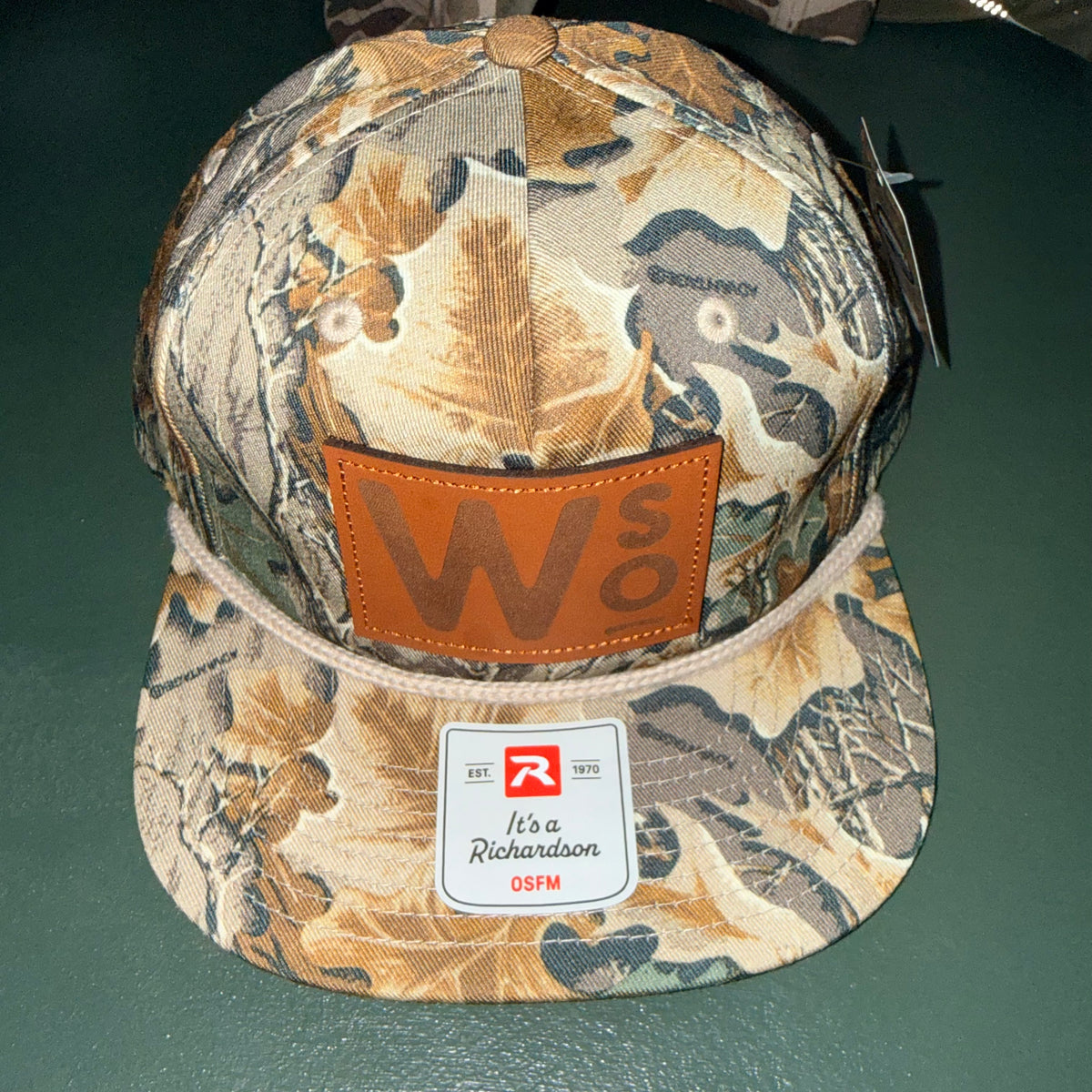 WSO Realtree Camo Flat Bill Hat
